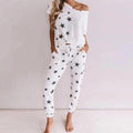 Print Star Short Sleeve Two Piece Set