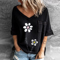 Basic Print Short Sleeve Top