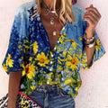 Attractive Print Button Front Closure Shirt