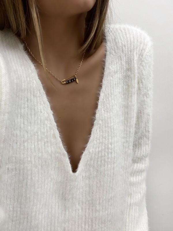 Back and Forth White Sweater