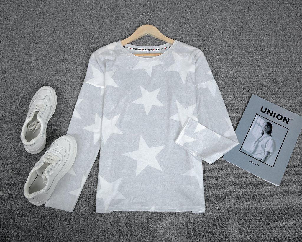 Comfy Crew Neck Long Sleeve Top